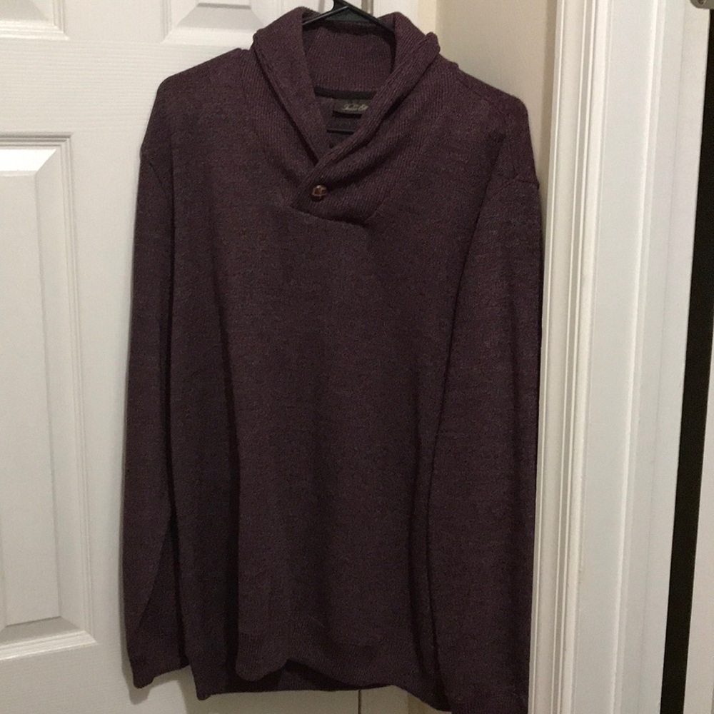 Tasso Elba Shawl-Collar Sweater - Like New